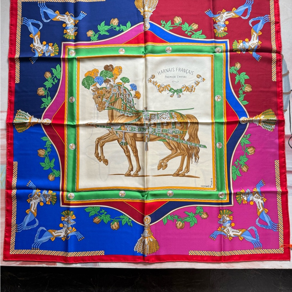 Hermes Paris Silk Scarf